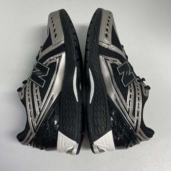 New Balance 1906R Black Grey White U1906RCF Size 11 Mesh Runner Silver Workout